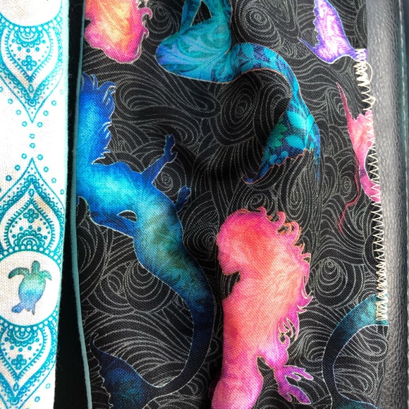 NEW 2 face masks MERMAIDS homemade - SET OF TWO - Picture 9 of 10